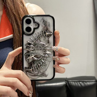 Coque de téléphone créative 3D en forme d'arête de poisson amusante pour tous les modèles d'iPhone 18 17 Pro Max, coque antichoc 16 15 14 en forme d'arête de dragon