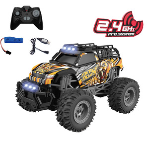 1:14 2.4G Bánh Xe Lớn Đài Phát Thanh Điều Khiển Đồ Chơi Xe Trẻ Em <span class=keywords><strong>RC</strong></span> Đồ Chơi Xe Hơi Với Ánh Sáng - Product Image 2