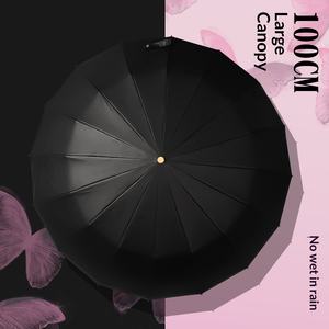 Parasol double usage pliable manuel anti-UV épaissi et surdimensionné pour femme, style vintage, le plus vendu - Product Image 4