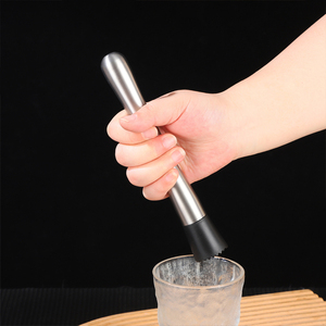 Barman Outil Fruit Muddler Caipirinha <span class=keywords><strong>Pilon</strong></span> 304 Acier Inoxydable Broyeur À Glace <span class=keywords><strong>Mojito</strong></span> Cocktail Bar <span class=keywords><strong>Pilon</strong></span> Fruit Mash Stick - Product Image 3
