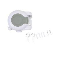 Bobine de corde à linge murale rétractable robuste Twin 15m câble sèche-linge 2x 2x lignes