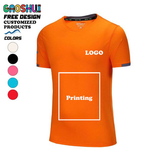 Oem Nylon Loose Fit Vintage Quick Dry Short Sleeve Men's O-Neck Marathon Outdoor Running Neck Promotional T-shirt