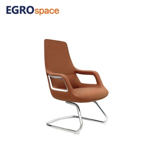 EGROspace Comfortable Wheel Boss Conference Ergonomic Supplier Visitor Office Leather <strong>Chair</strong> - Product Image 1
