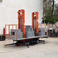Nouvelle table élévatrice mobile électrique en acier allié 6m/8m, capacité 1000kg, empattement 2030mm, vitesse de levage 20/17 sec, inclinable jusqu'à 0,25 m au sol