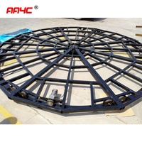 Plateforme tournante hydraulique galvanisée à 360 degrés AA4C pour exposition automobile, plateau tournant robuste pour véhicules