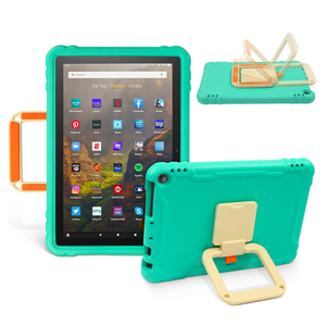 HGD Kids Case Anti-shock avec support de poignée pour Amz Kindle <span class=keywords><strong>Fire</strong></span> HD 10 ''& 10 Plus 2021 Cover, Ultra Slim EVA Foam Lightweight - Product Image 1