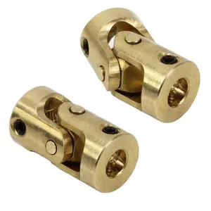 CNC service Brass Universal Joint Shaft Coupling Connector fr RC Model Car Boat Truck Train