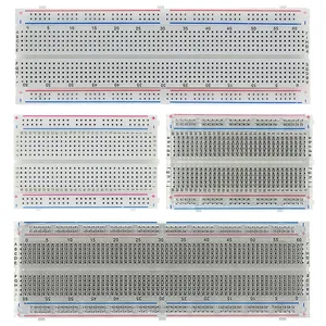 บอร์ดทดลองแบบไม่ต้องบัดกรี MB-102 จำนวน 400 830 จุดเชื่อมต่อ บอร์ดทดสอบ PCB แบบไม่ต้องบัดกรี 400 รู MB102 สำหรับพัฒนา DIY ใช้กับสาย Dupont สำหรับ Arduino SYB830 - Product Image 1