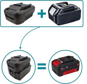 Per Ma kita <span class=keywords><strong>DE</strong></span> WALT MIL WAUKEE BOS CH adattatore per batteria converti in per elettroutensili Einhell 18V - Product Image 2
