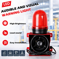Alarme audiovisuelle de qualité industrielle à haut niveau sonore avec buzzer et voyant LED rouge rotatif