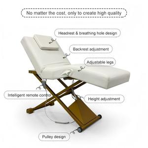 Hot Bán Chuyên Nghiệp Massage Bảng PU Da Massage Điện Giường Chiều Cao Có Thể Điều Chỉnh Sang Trọng Lash Giường Beauty Salon Đồ Nội Thất - Product Image 4