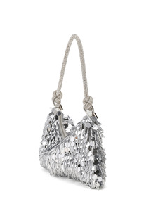 Bolso de Noche Premium de Última Tendencia 2026 con Lentejuelas Brillantes y Pedrería, Estilo Media Luna, para Festival de Música, con Asa para Llevar al Hombro o Bajo el Brazo - Product Image 4