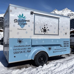 Remorques de fête pour camions fourgons entièrement équipées, multifonctionnelles, pour la rue et l'extérieur, cuisine mobile personnalisée, remorque alimentaire - Product Image 5