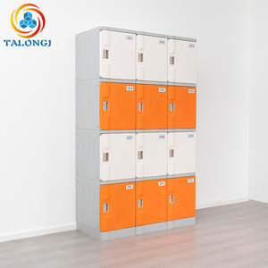 Meilleures ventes : Armoire de rangement modulaire colorée et étanche à 4 niveaux et 12 portes en plastique ABS pour salle de sport et école - Product Image 2
