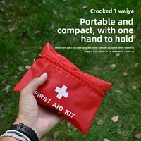 Portable 3mm d'épaisseur petit sac de médecine pour la maison voiture visite en plein air vide trousse de premiers soins médicaux pour Camping et randonnée