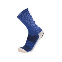 Chaussettes de football pour jeunes ODM, deux paires, tricotées, respirantes, anti-humidité, en polyester, motif flèche, doublure éponge épaisse