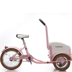 Vélo cargo en gros avec boîte avant plus large pour transporter des enfants, des marchandises, des animaux de compagnie, avec 3 roues, grande capacité pour faire <span class=keywords><strong>les</strong></span> courses, promener <span class=keywords><strong>les</strong></span> chiens, voyager - Product Image 4