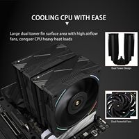 Thermalright Phantom Spirit 120 EVO refroidisseur d'air CPU 7 caloducs refroidisseur de processeur double ventilateurs PWM TL-K12 de 120mm