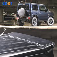 Cnge Design 4X4 Offroad Aileron de toit arrière pour Suzuki Jimny Jb74 2019-2025 Abs Noir brillant Spoilers de coffre arrière Accessoires