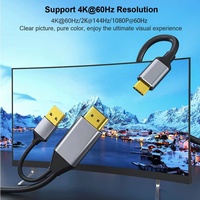 Câble adaptateur HDMI vers USB C 4K 60Hz avec convertisseur d'alimentation USB pour MacBook Pro ,Mac Air, ordinateur portable Samsung et plus