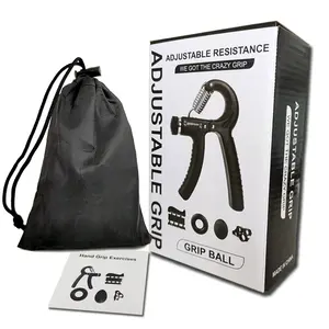 Ensemble de renforcement de la poignée, ensemble d'entraînement de rééducation, entraîneur à cinq doigts en silicone, anneau de préhension, combinaison de balle de préhension. - Product Image 2