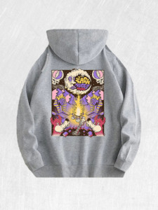 Felpa con cappuccio Psychedelic <span class=keywords><strong>Rock</strong></span> <span class=keywords><strong>Band</strong></span> 100% cotone Magazzino USA 7 colori - Product Image 2