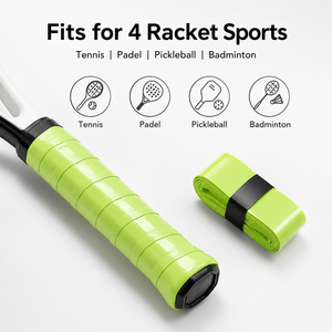 Overgrip Antiscivolo in PU per Racchette da Badminton, Pickleball, Beach Tennis e <span class=keywords><strong>Padel</strong></span>, Assorbente e Antisudore - Product Image 1