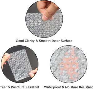 Rouleau de coussin à bulles d'air ESD Pink Bubble Film Poly Protective Roll Antistatic Bubble Sheet Eco Friendly PE Plastic Material - Product Image 4