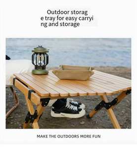 Outdoor <b>Storage</b> <b>Tray</b> for Home Travel Camping Portable Foldable Square Oxford Material - Product Image 2