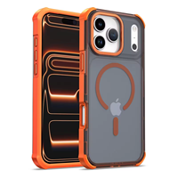 ATB 2026 Nouvelle coque de téléphone pour iPhone 16 Pro Max Coque magnétique antichoc Protection renforcée contre les chutes sur les 4 coins Coque arrière de téléphone