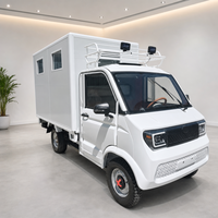 Mini camion électrique NUEN Heavy Duty 2000W avec moteur améliorable et boîte fermée pour la livraison de marchandises