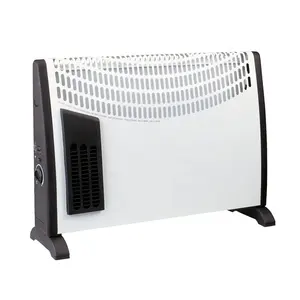 Electric 220V floor standing fan heater with carry handles convector heater remote control convector heater CE ROHS