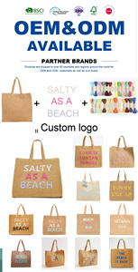 Trung Quốc mua sắm trực tuyến nóng bán giá rẻ đầy màu sắc sọc phong cách với Xử lý giấy rơm Tote Túi - Product Image 6