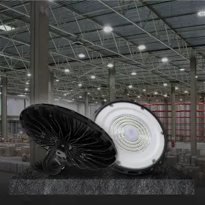 Dimmable Industrial 100W 150W 200W Warehouse Lighting Led Ufo Led High Bay Light With Motion Sensor