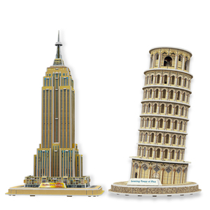 Vendita diretta in fabbrica meraviglie del mondo fai da te giocattolo Puzzle 3D carta personalizzata modello 3D giocattolo educativo per bambini - Product Image 1