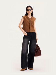 YUANBOFEI <span class=keywords><strong>Jeans</strong></span> de Mujer de Alta Calidad, Pantalones Cargo Bootcut, <span class=keywords><strong>Jeans</strong></span> Holgados de Pierna Ancha, Transpirables, Estilo Urbano, <span class=keywords><strong>Jeans</strong></span> Curvos Tipo Boyfriend - Product Image 2