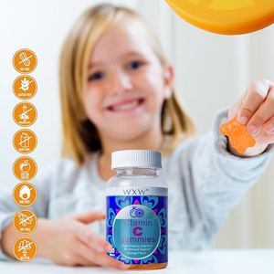 Etiqueta privada Cuidado DE <span class=keywords><strong>LA</strong></span> SALUD Vitamina C Gummies Suplementos Vitamina C Gummies Vegano Orgánico <span class=keywords><strong>para</strong></span> Gummies en stock Vitamina C - Product Image 6