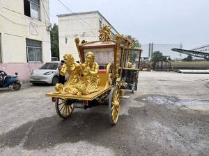 Charrette royale électrique de luxe pour mariage, charrette de princesse, décoration de mariage en plein air, chariot électrique - Product Image 1