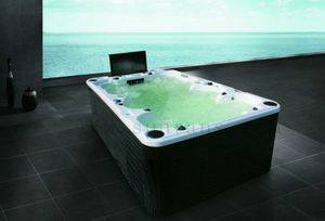 Sunrans 10人大型热水浴缸水上运动游泳水疗池室外游泳池巴尔博亚水疗控制系统 - Product Image 5