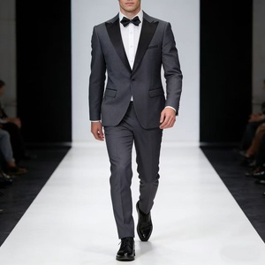 Vente en gros, Offre Spéciale : Ensemble de 2 pièces <span class=keywords><strong>pour</strong></span> hommes, comprenant <span class=keywords><strong>un</strong></span> blazer à revers châle et <span class=keywords><strong>un</strong></span> pantalon, orné de paillettes, style formel et décontracté, à <span class=keywords><strong>un</strong></span> bouton. - Product Image 1