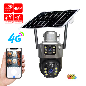 V380 Pro 4MP wifi không dây 4G ngoài trời không thấm nước Ống kính kép PTZ tự động theo dõi An ninh CCTV Camera năng lượng mặt trời phiên bản Đông Nam Á - Product Image 1