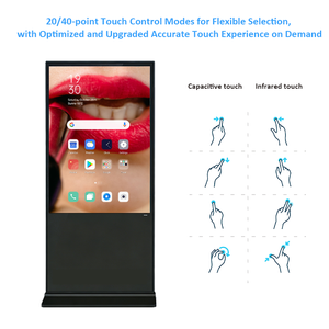 Totem Digitale Touch Screen Capacitivo IR da 43 49 55 Pollici 4K con Supporto Android/Windows per Navigazione in Negozi, Centri Commerciali e Ospedali - Product Image 2