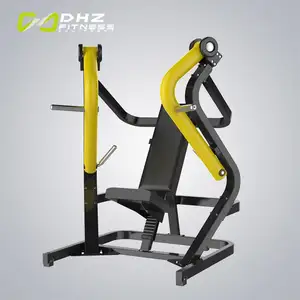 DHZ-Equipo de gimnasio Y910S, máquina de carga de placa, prensa de pecho ancha con tubo de curva