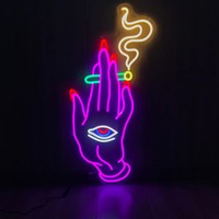 Enseigne néon LED 3D personnalisée en forme de barre flexible chinoise pour mariage ou crème glacée
