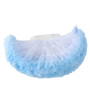 A232 Mädchen Sommer Cool Tutu Rock Neue Mädchen Modische Weiche Garn Ein Jahr alte Prinzessin Pengpeng Rock