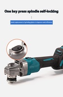 Kit multifonctionnel quatre pièces : scie circulaire, meuleuse d'angle, perceuse électrique, tondeuse à gazon électrique, coffret électrique robuste