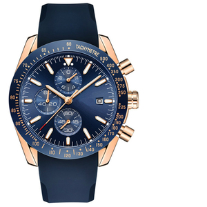 Reloj de Hombre de Acero Inoxidable, Reloj de Cuarzo con Movimiento Japonés, Parte Trasera de Acero Inoxidable, Resistente al Agua 5 ATM - Product Image 4