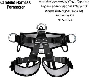 Pro ağacı oyma koşum kemer kaya tırmanma paraşüt kemer anti-sonbahar dişli SOS güz ağacı Squires önleme Polyester Arnes De - Product Image 5