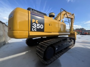 Excavadora de cadenas Komatsu PC350LC usada, excavadora hidráulica sobre orugas para movimiento de tierras en construcción - Product Image 2