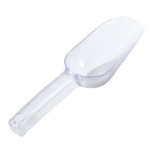 Transparent Ice Shovel Plastic Flat Bottom Thickened For Ice Cream Shop Tea Milk Powder Popcorn Candy Storage - Product Image 5